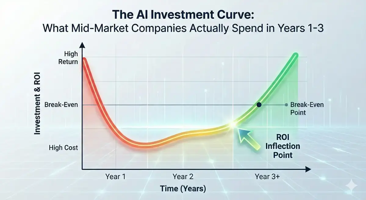 The AI Investment Curve: What Mid-Market Companies Actually Spend
