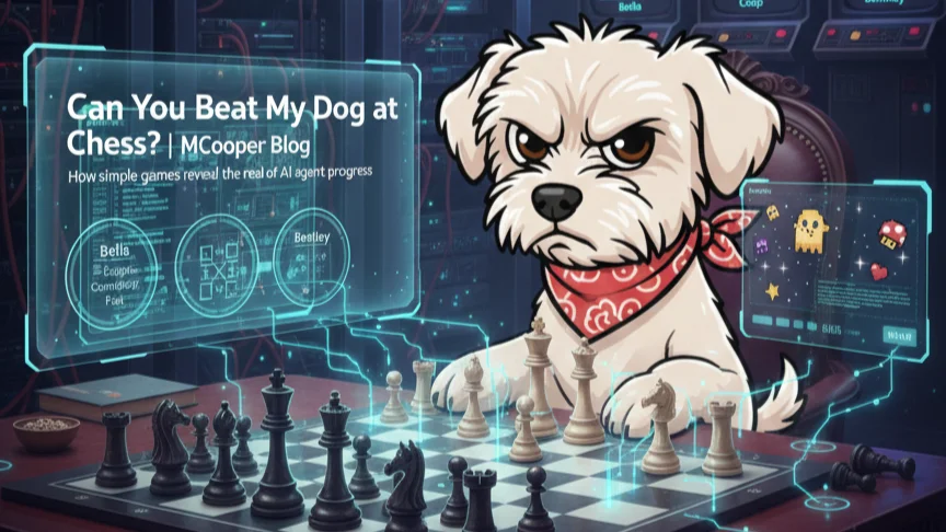 Can You Beat My Dog at Chess? What Games Reveal About AI Agent Performance