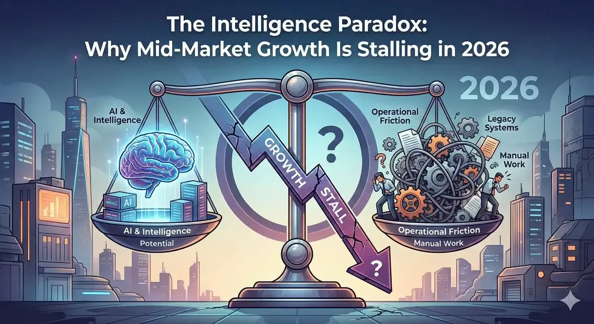 The Intelligence Paradox: Why Mid-Market Growth Is Stalling in 2026